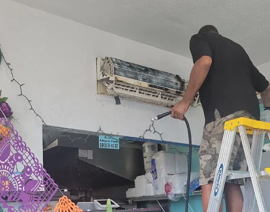 Ductless mini-split AC system installed by Air Condition Army in South Florida