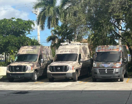 Air Condition Army service van ready for indoor air quality calls across South Florida